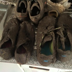 Muddy shoes National XC